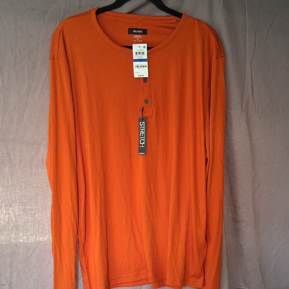 Izod Orange Long Sleeve Tee